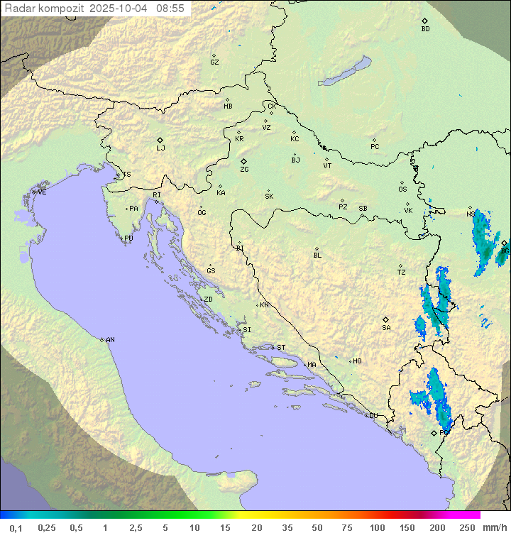 Padavine Hrvaška
