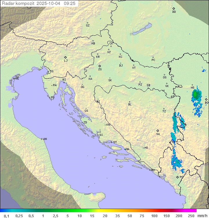 Padavine Hrvaška