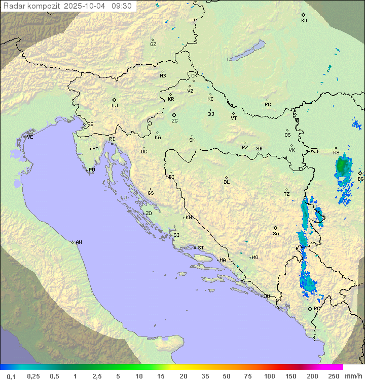 Padavine Hrvaška