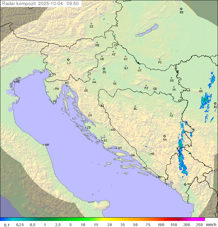 Padavine Hrvaška