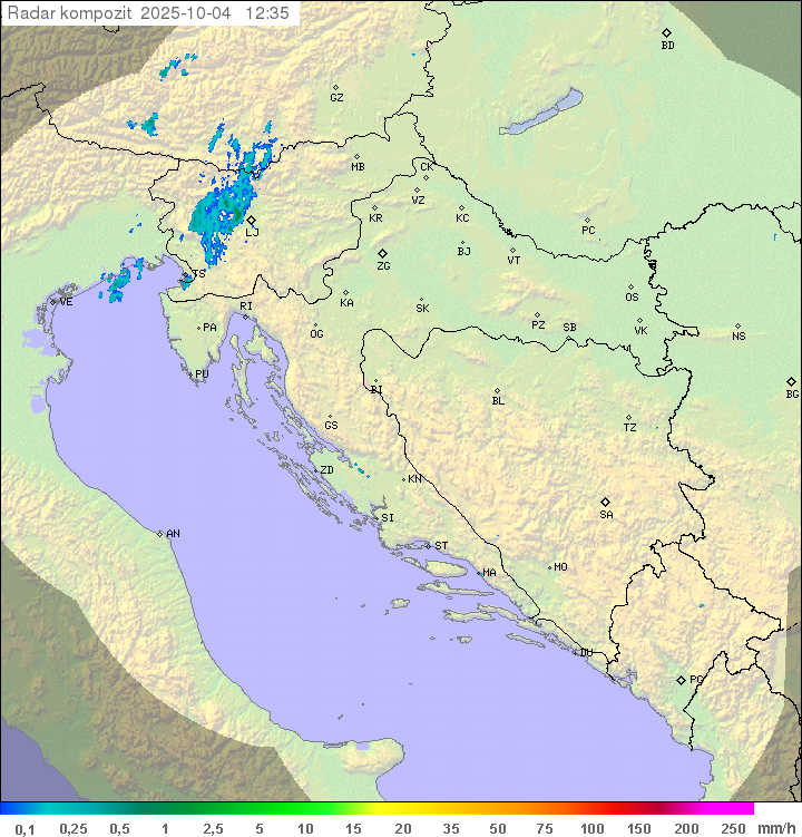 Padavine Hrvaška