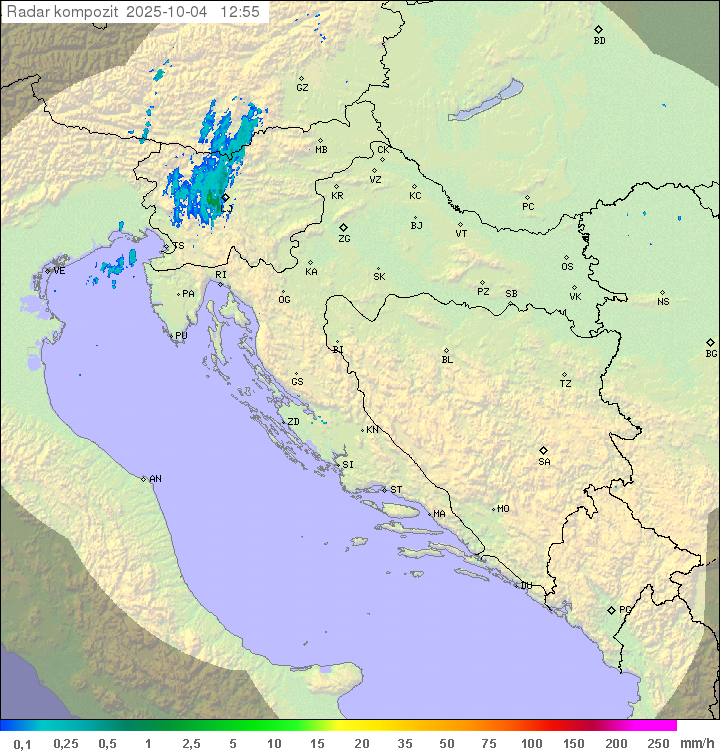 Padavine Hrvaška