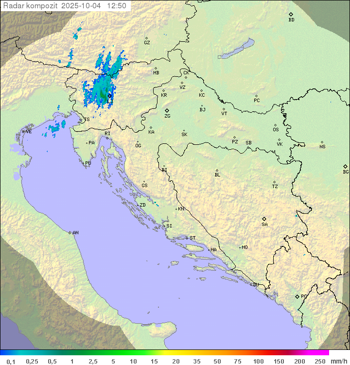 Padavine Hrvaška