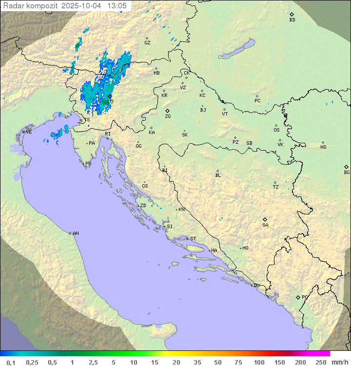 Padavine Hrvaška