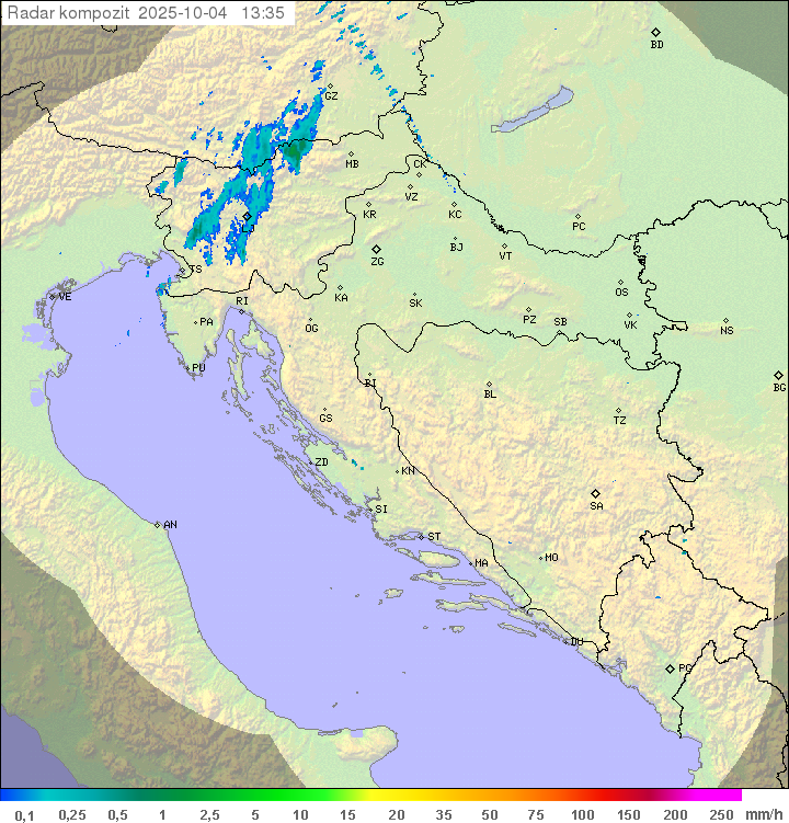 Padavine Hrvaška
