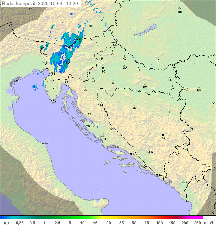 Padavine Hrvaška