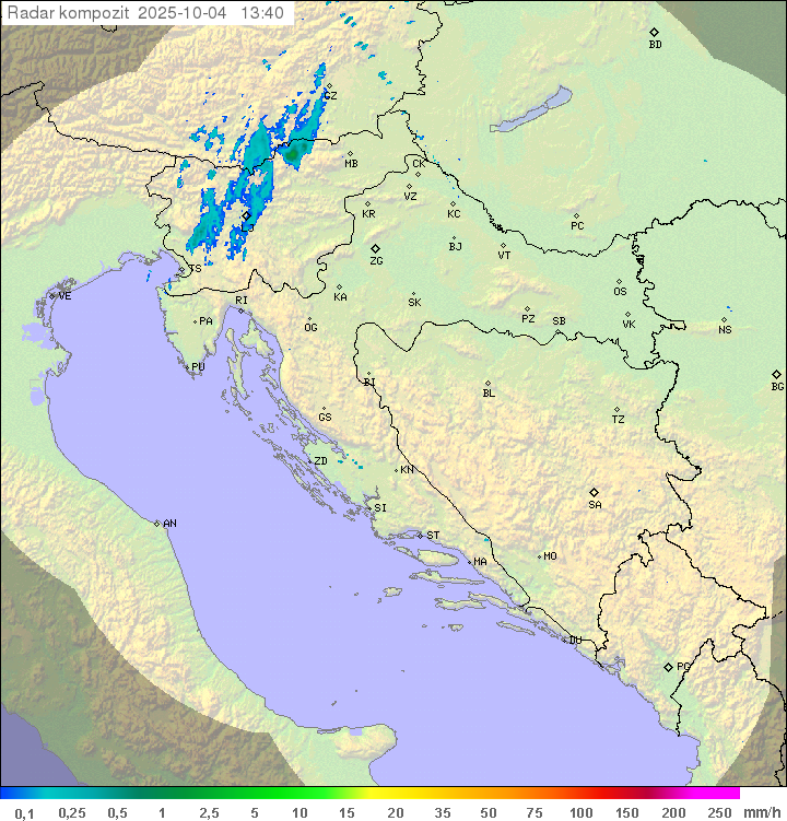 Padavine Hrvaška