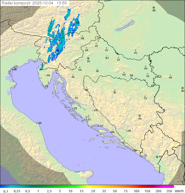 Padavine Hrvaška