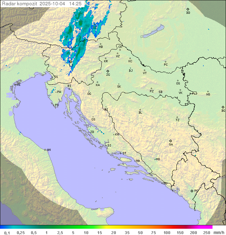 Padavine Hrvaška