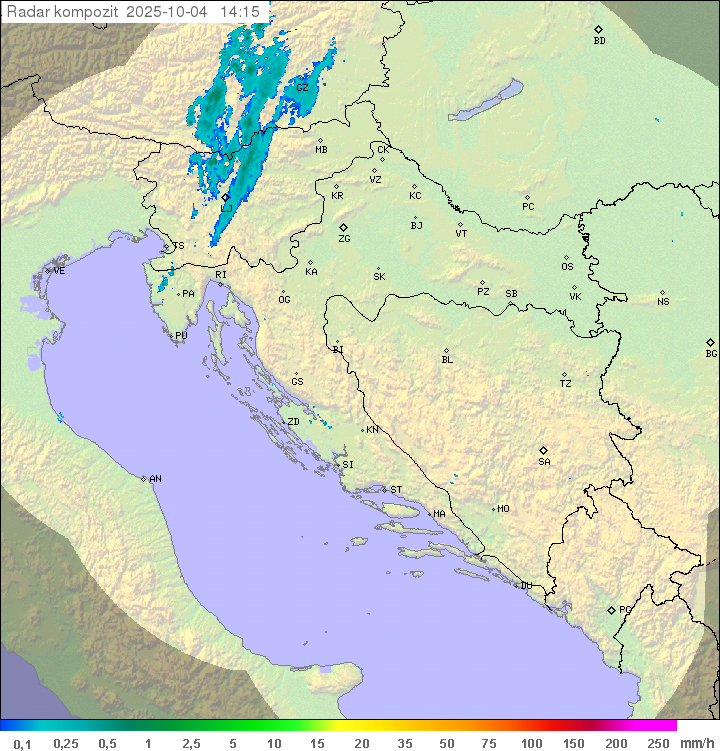 Padavine Hrvaška