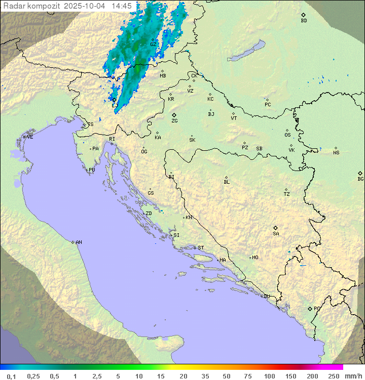 Padavine Hrvaška