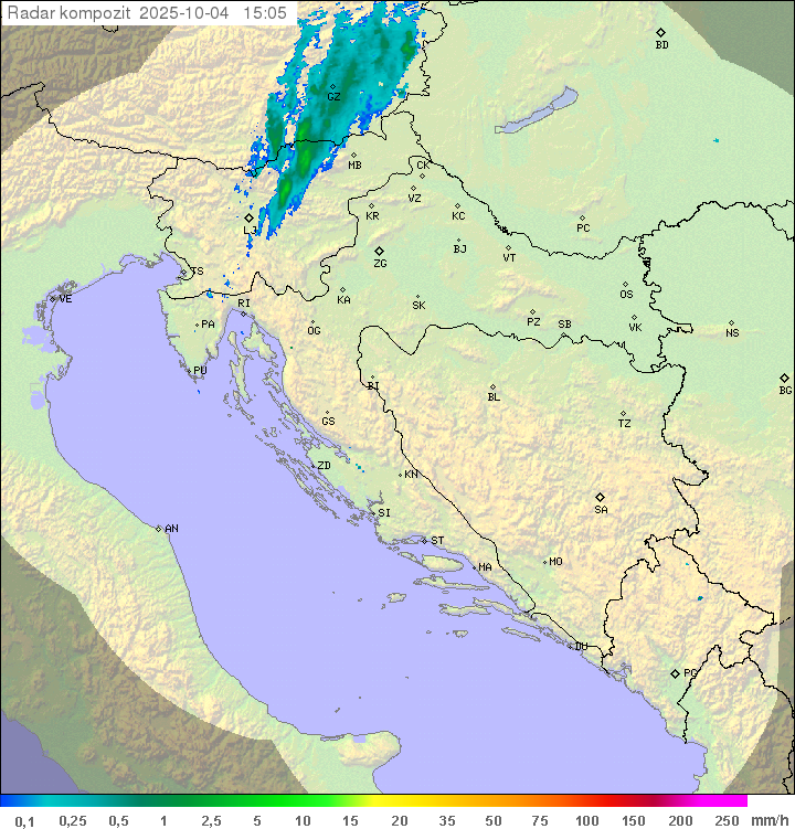 Padavine Hrvaška