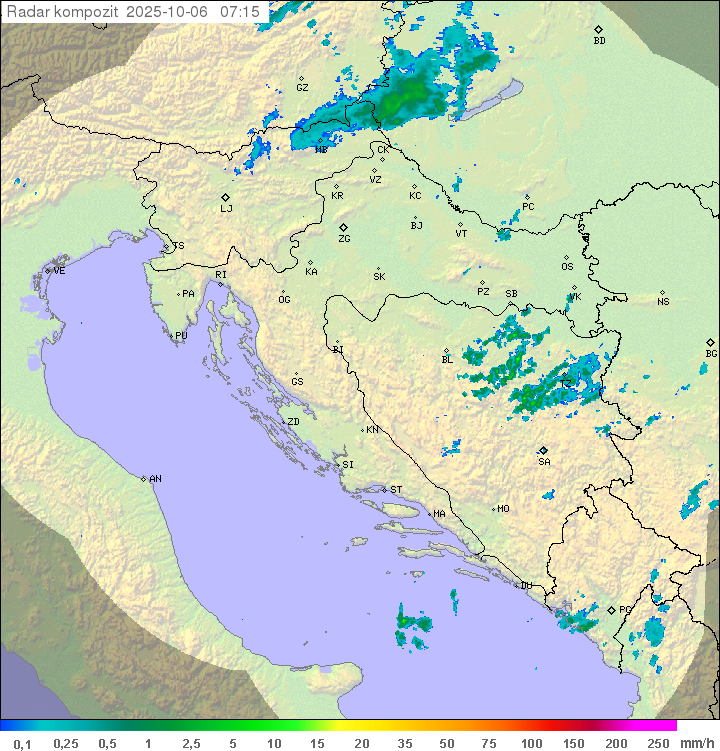 Padavine Hrvaška