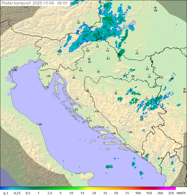 Padavine Hrvaška
