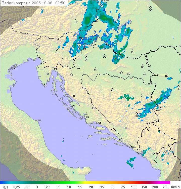 Padavine Hrvaška