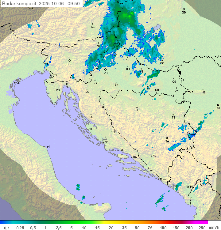 Padavine Hrvaška