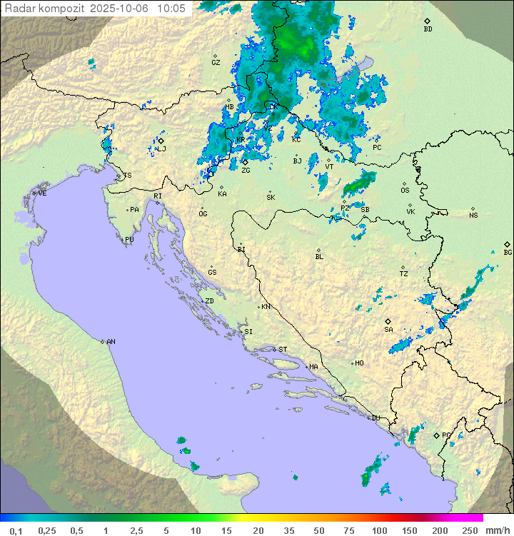 Padavine Hrvaška