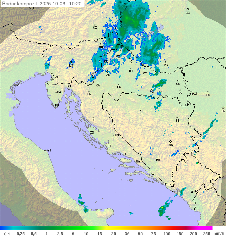 Padavine Hrvaška