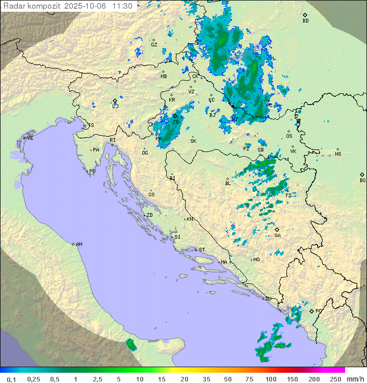 Padavine Hrvaška
