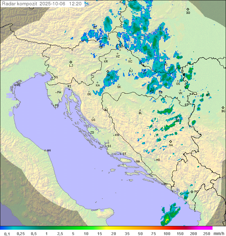 Padavine Hrvaška