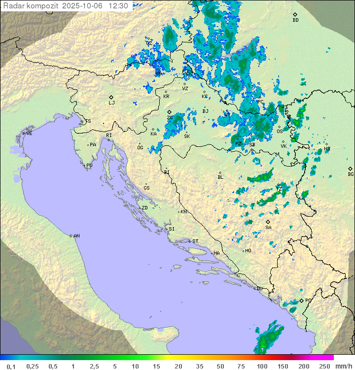 Padavine Hrvaška