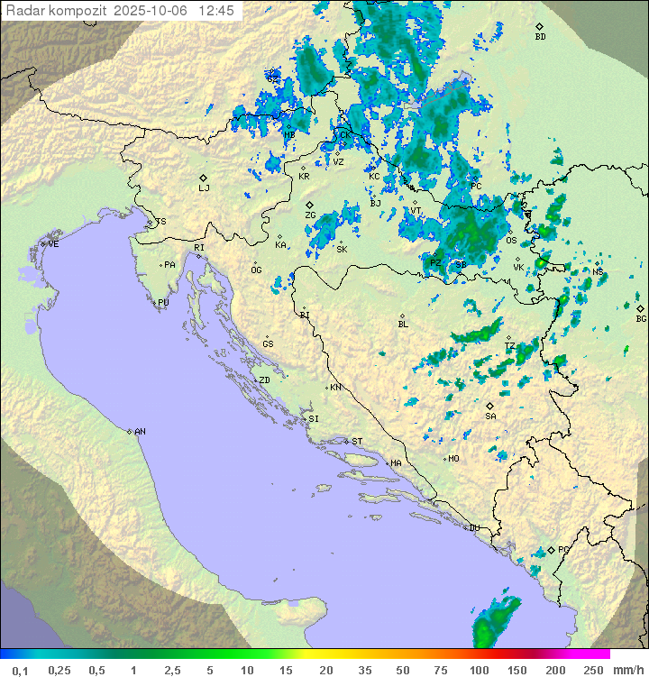 Padavine Hrvaška