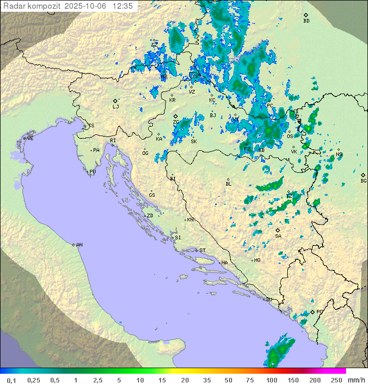 Padavine Hrvaška