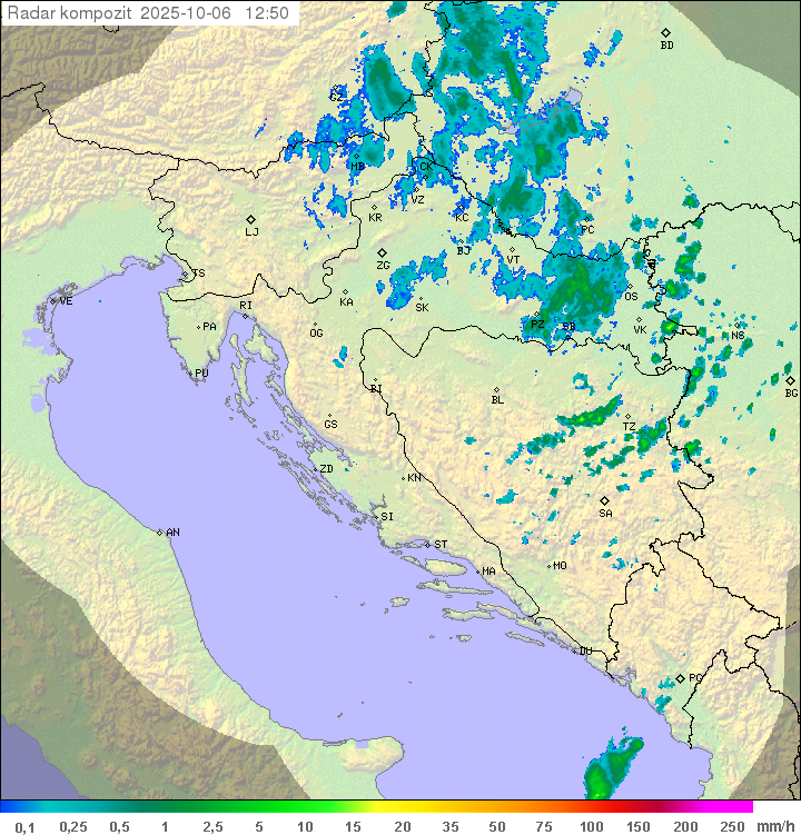 Padavine Hrvaška