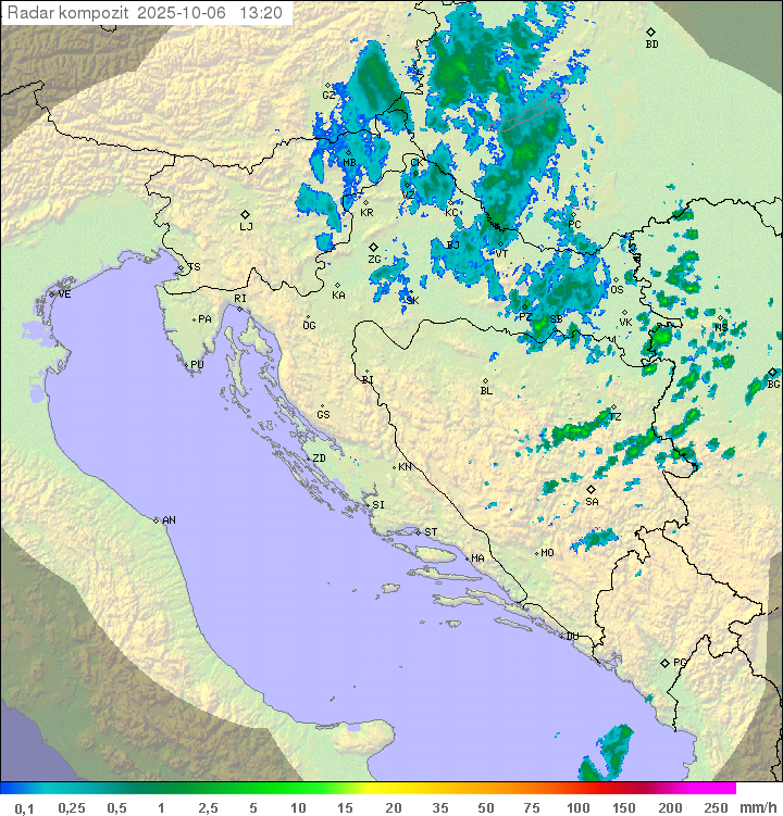 Padavine Hrvaška