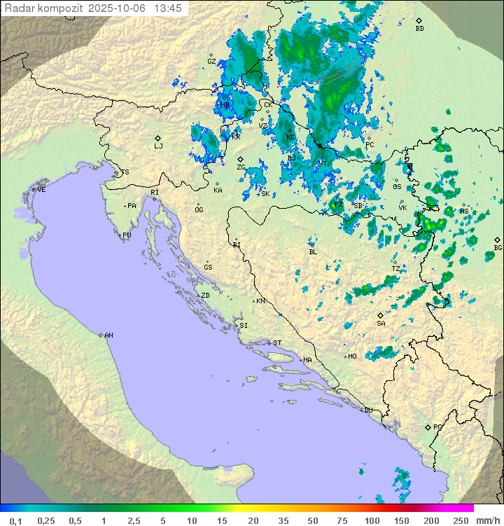 Padavine Hrvaška
