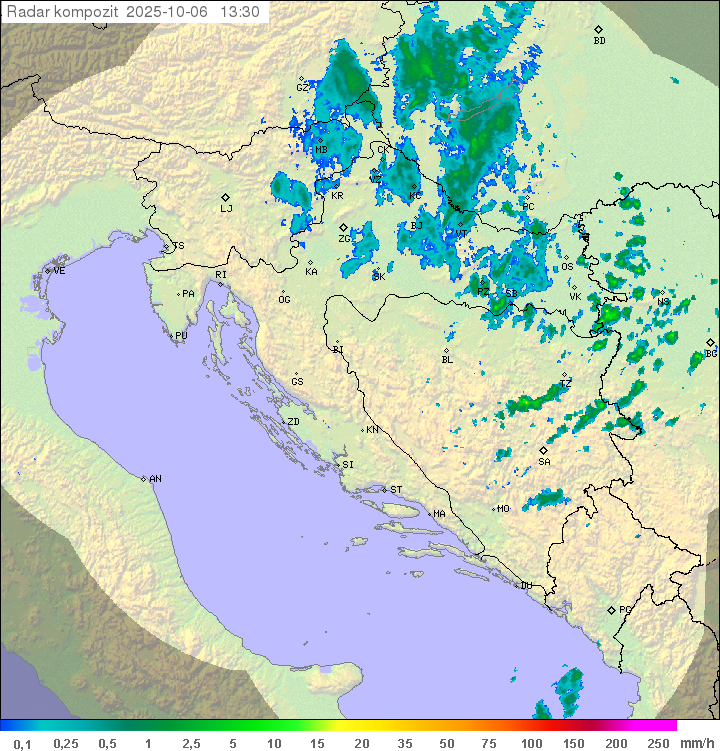 Padavine Hrvaška