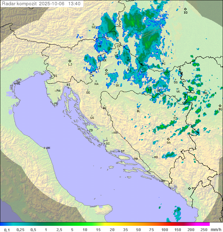 Padavine Hrvaška