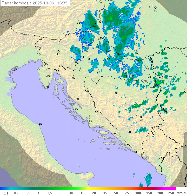 Padavine Hrvaška
