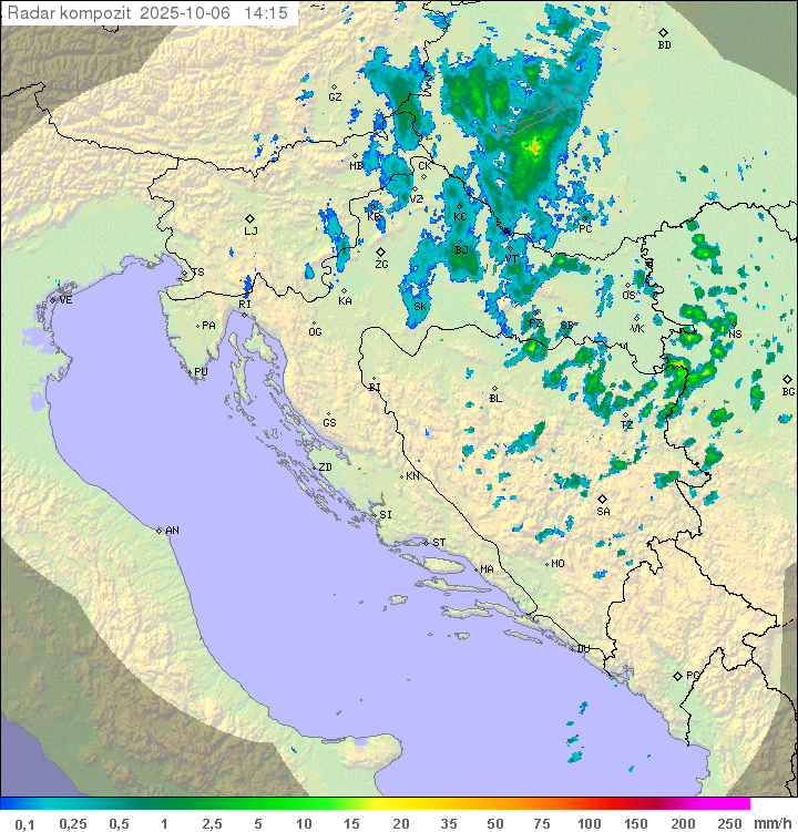 Padavine Hrvaška