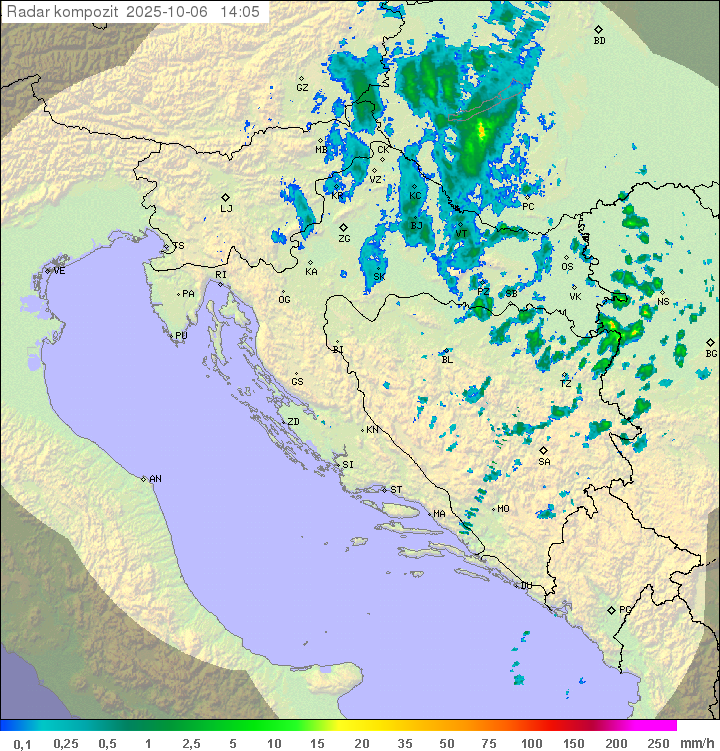 Padavine Hrvaška