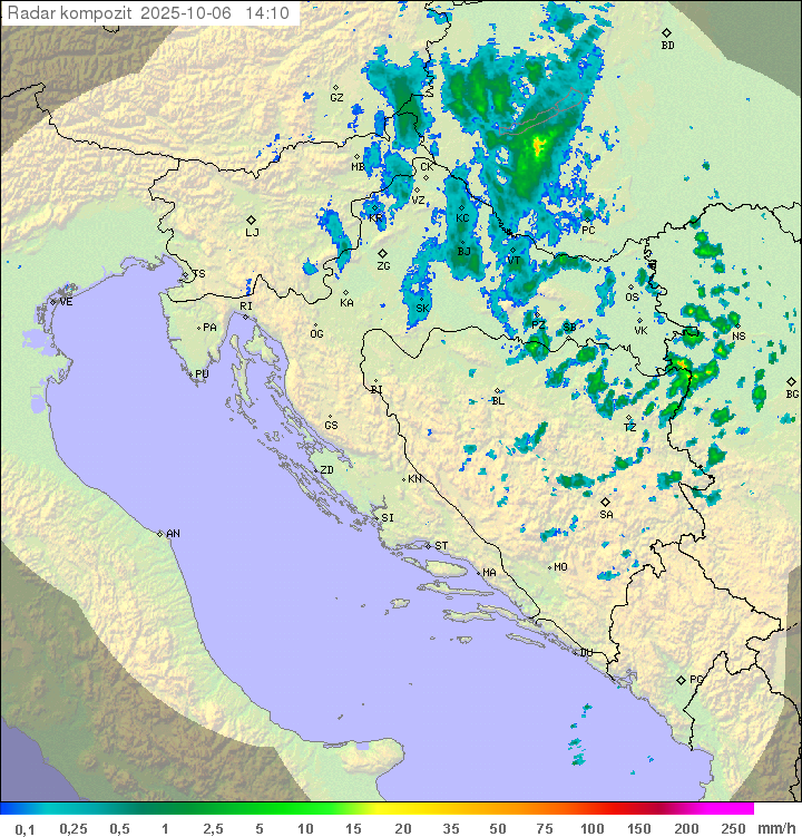 Padavine Hrvaška
