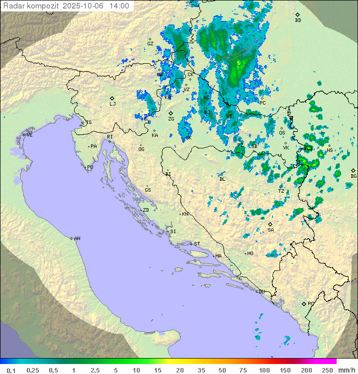 Padavine Hrvaška
