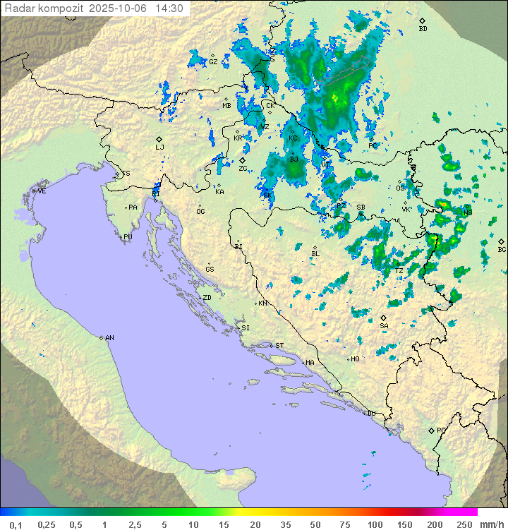 Padavine Hrvaška