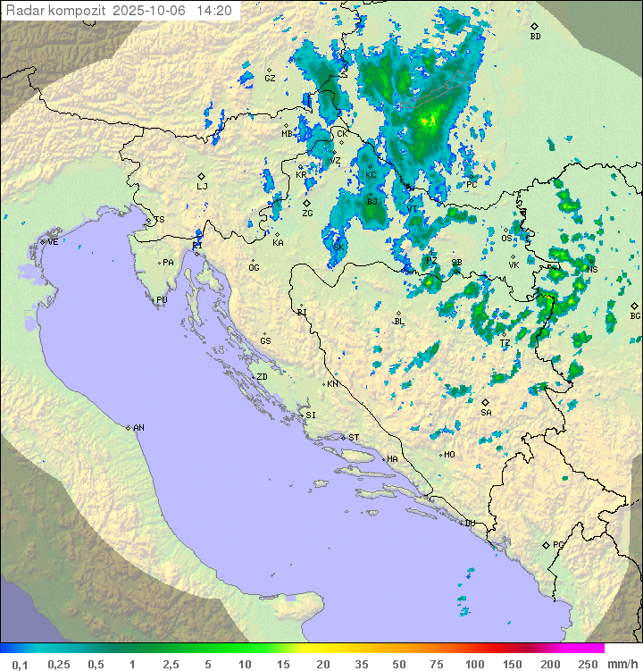 Padavine Hrvaška