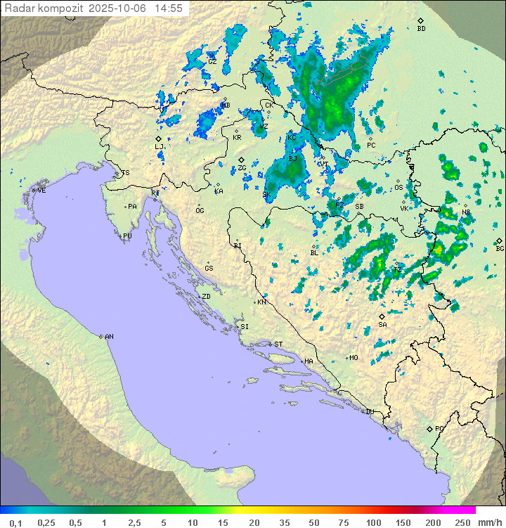 Padavine Hrvaška