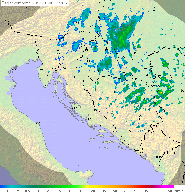Padavine Hrvaška