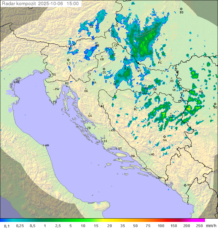 Padavine Hrvaška