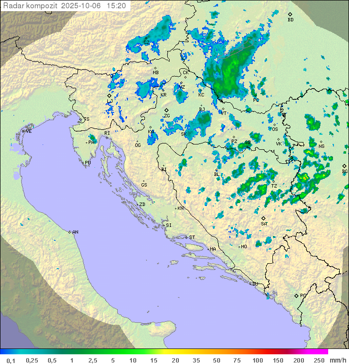 Padavine Hrvaška