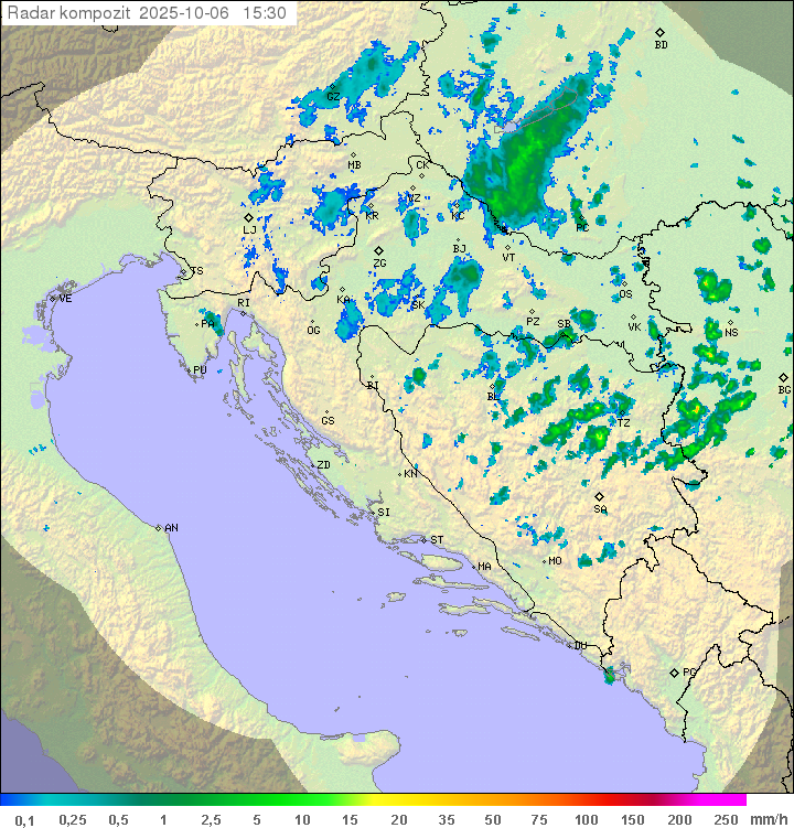 Padavine Hrvaška
