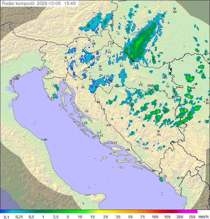Padavine Hrvaška