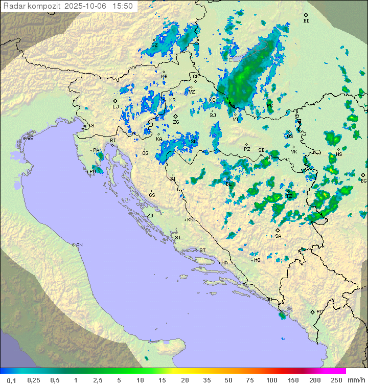 Padavine Hrvaška