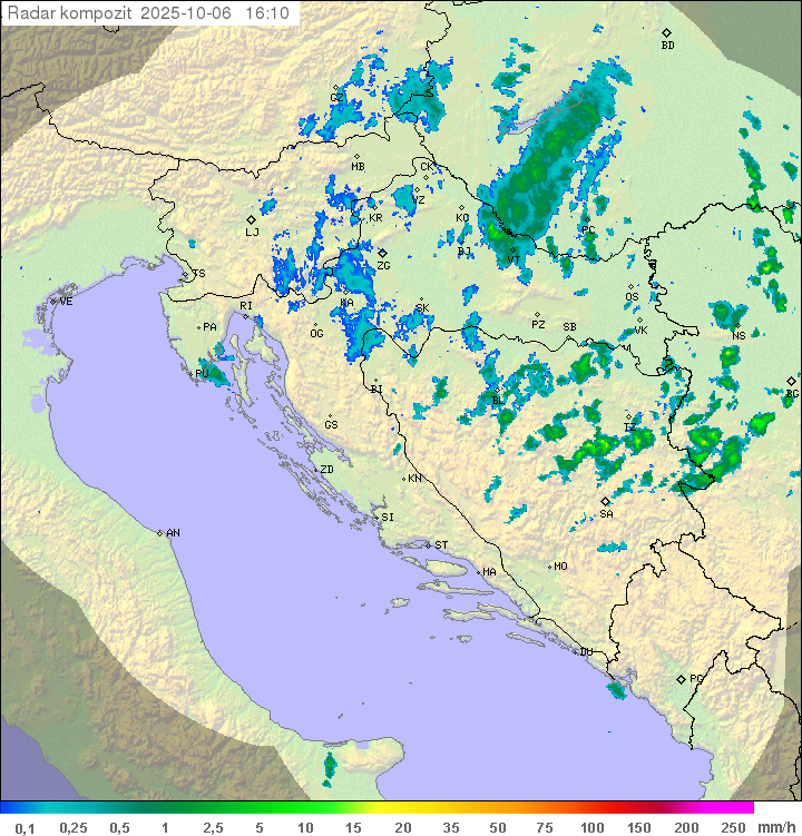 Padavine Hrvaška