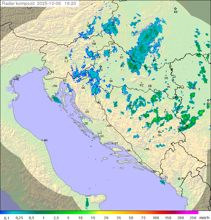 Padavine Hrvaška