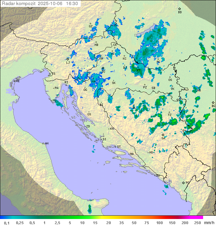 Padavine Hrvaška