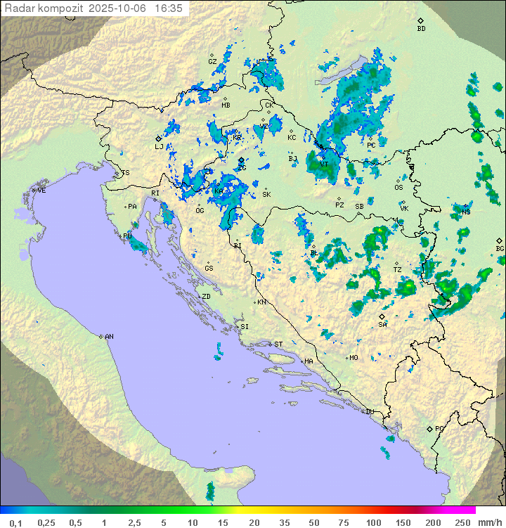 Padavine Hrvaška